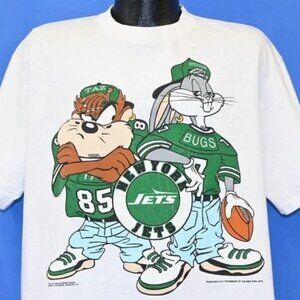 NFL New York Jets Looney Tunes White Reprint Shirt Unisex Men Women